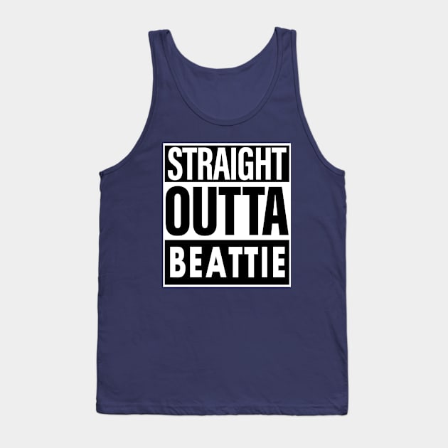 Beattie Name Straight Outta Beattie Tank Top by ThanhNga